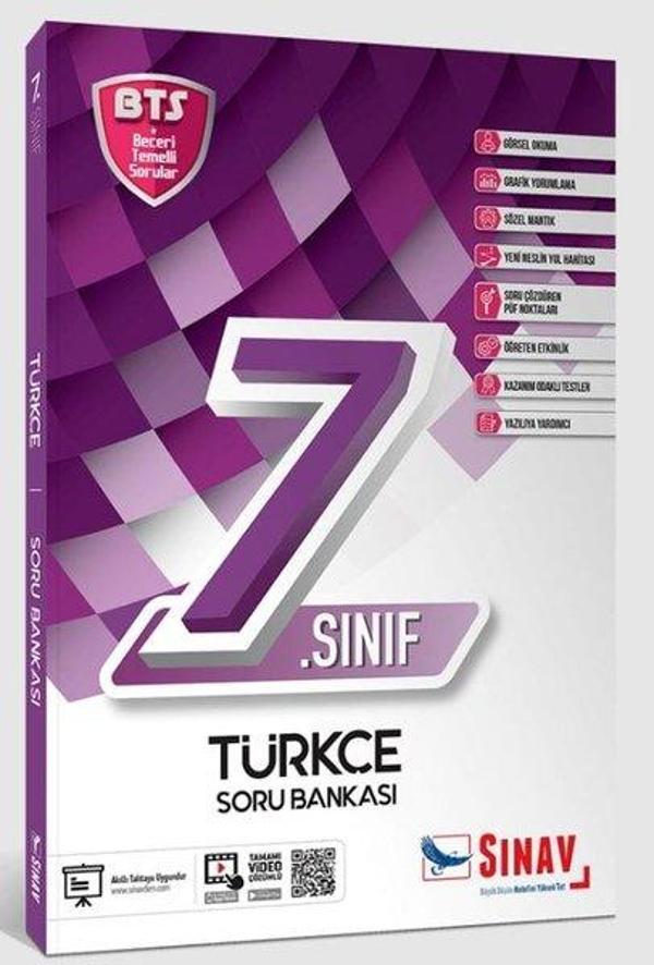 7.Sınıf Türkçe Soru Bankası - Sınav Dergisi Yayınları - Image 1
