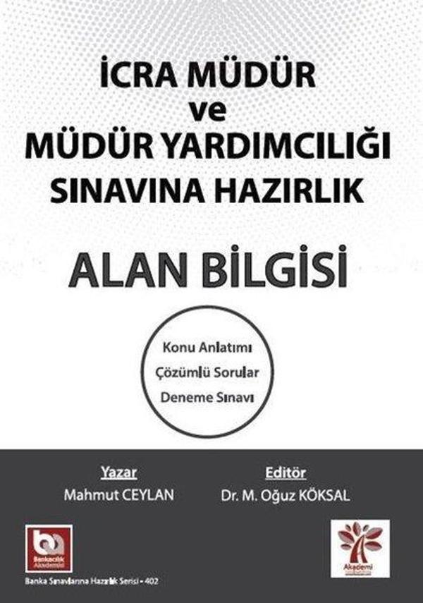 İcra Müdür ve Müdür Yardımcılığı Sınavına Hazırlık - Alan Bilgisi - Akademi Consulting - Image 1