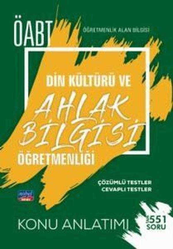 ÖABT Din Kültürü ve Ahlak Bilgisi Öğretmenliği  -  Öğretmenlik Alan Bilgisi - Konu Anlatımı - Nobel Sınav - Image 1