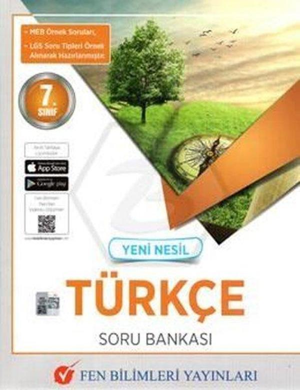 7.Sınıf Yeni Nesil Türkçe Soru Bankası - Fen Bilimleri Yayınları - Image 1