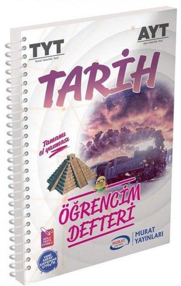 TYT AYT Tarih Öğrencim Defteri - Ankara Murat Yayıncılık - Image 1