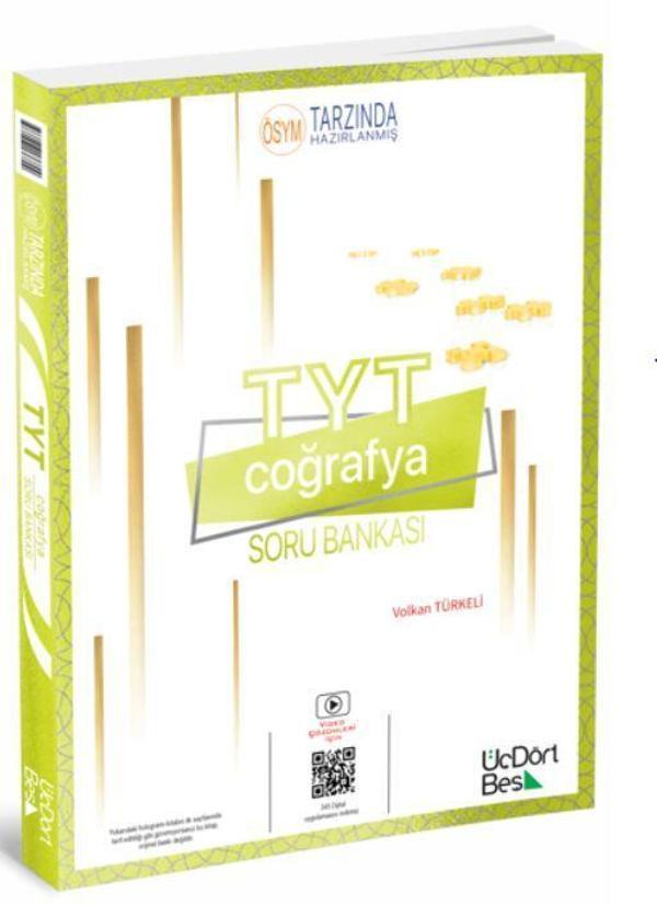 2022 TYT Coğrafya Soru Bankası - Üç Dört Beş Yayınları - Image 1
