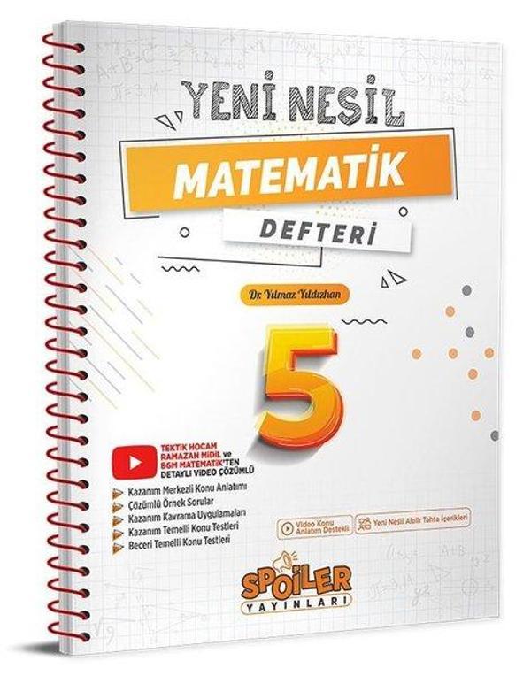 5.Sınıf Yeni Nesil Matematik Defteri - Spoiler Yayınları - Image 1