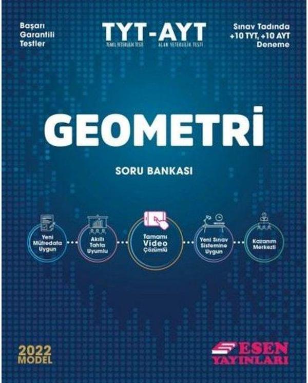 2022 TYT AYT Geometri Soru Bankası - Esen Yayıncılık - Eğitim - Image 1
