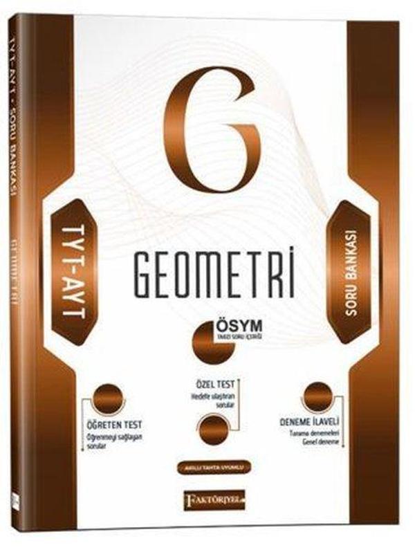 TYT AYT Geometri Soru Bankası - Faktöriyel Yayınları - Image 1