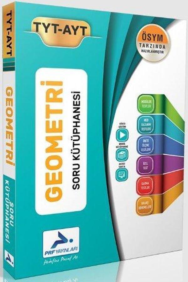 TYT AYT Geometri Soru Kütüphanesi - PRF Paraf Yayınları - Image 1