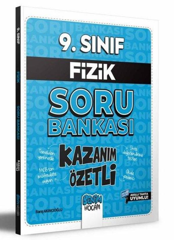 9. Sınıf Kazanım Özetli Fizik Soru Bankası - Benim Hocam Yayınları - Image 1
