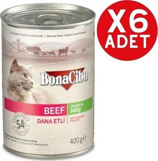 Bonacibo Jöleli Dana Etli Yaş Kedi Maması - Image 1