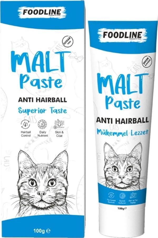 Foodline Anti-Hairball Malt Macun 100gr | Tüy Yumağı Önleyici - Image 1