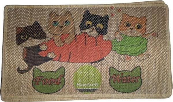 Nanbell Jüt Halı Kedi Tırmalama 70X43 cm Desenli 10 - Image 1
