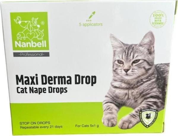 Nanbell Professional Kedi Ense Damlası 1grx5adet 1 KUTU - Image 1