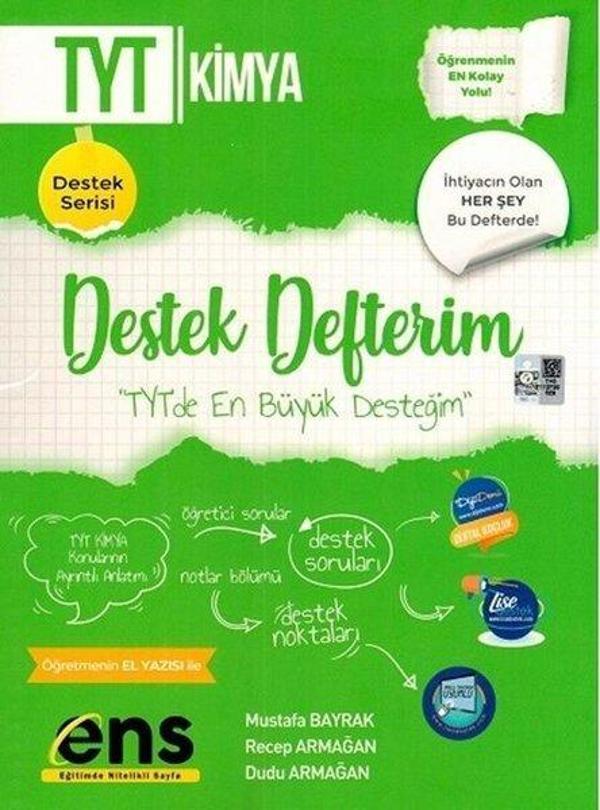 2022 TYT Kimya Destek Defterim - Ens Yayıncılık - Image 1