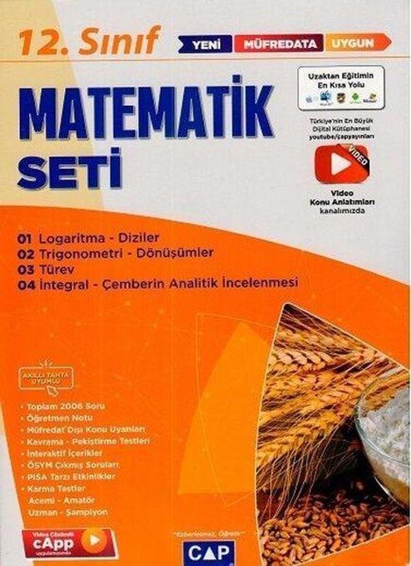 2022 12.Sınıf Anadolu Lisesi Matematik Seti - Çap Yayınları - Image 1