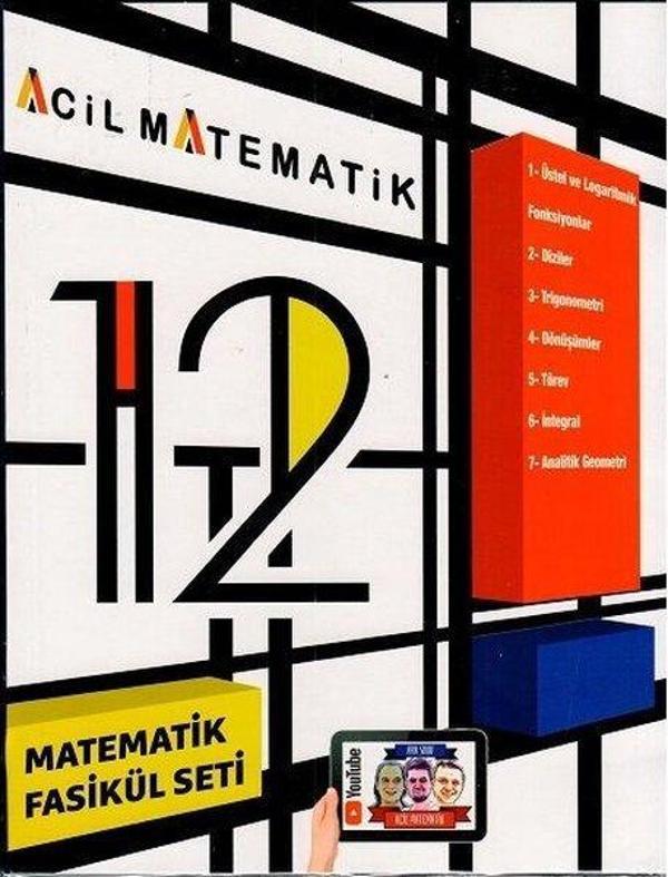 2022 12.Sınıf Matematik Fasikül Set - Acil Yayınları - Image 1