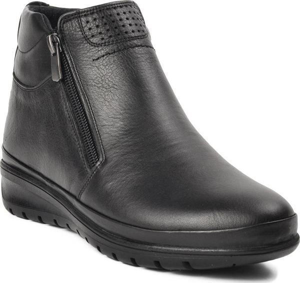 Voyager 8200 Siyah Hakiki Deri Kadın Bot - Image 1