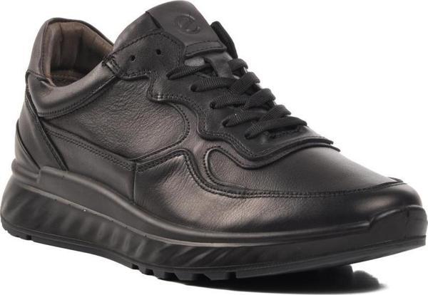 Ayakmod Esse 28840 Siyah Hakiki Deri Ortopedik Erkek Casual Ayakkabı - Image 1