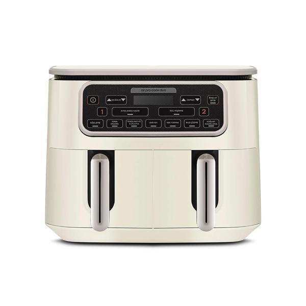 Karaca Air Pro Cook Duo Köz XXXL Airfryer Iconic Beige 8L - Image 1