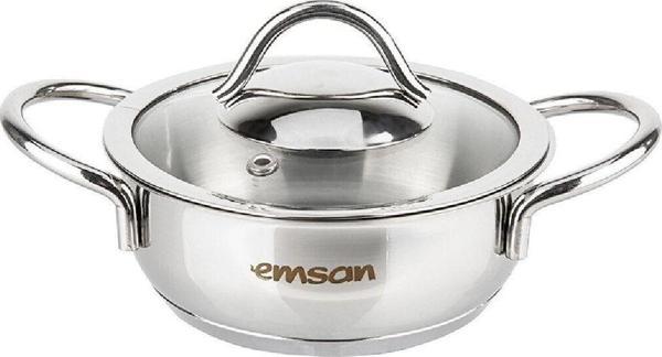 Cemre Indüksiyon Tabanlı 6 Parça Çelik Sahan Seti - Image 1