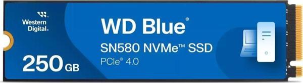 WD BLUE SN580 250GB NVMe SSD 4000MB/s-2000MB/s (WDS250G3B0E) - Image 1