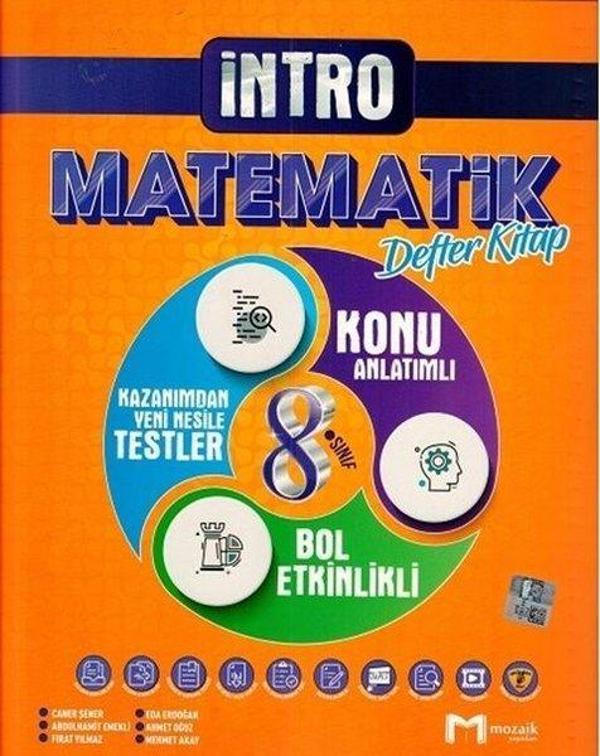 8.Sınıf Matematik Mozaik Defter - Mozaik - Ders Kitapları - Image 1