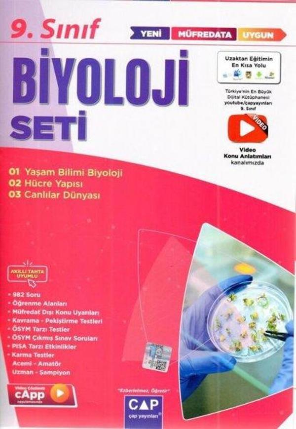 9.Sınıf Biyoloji Anadolu Seti - Çap Yayınları - Image 1