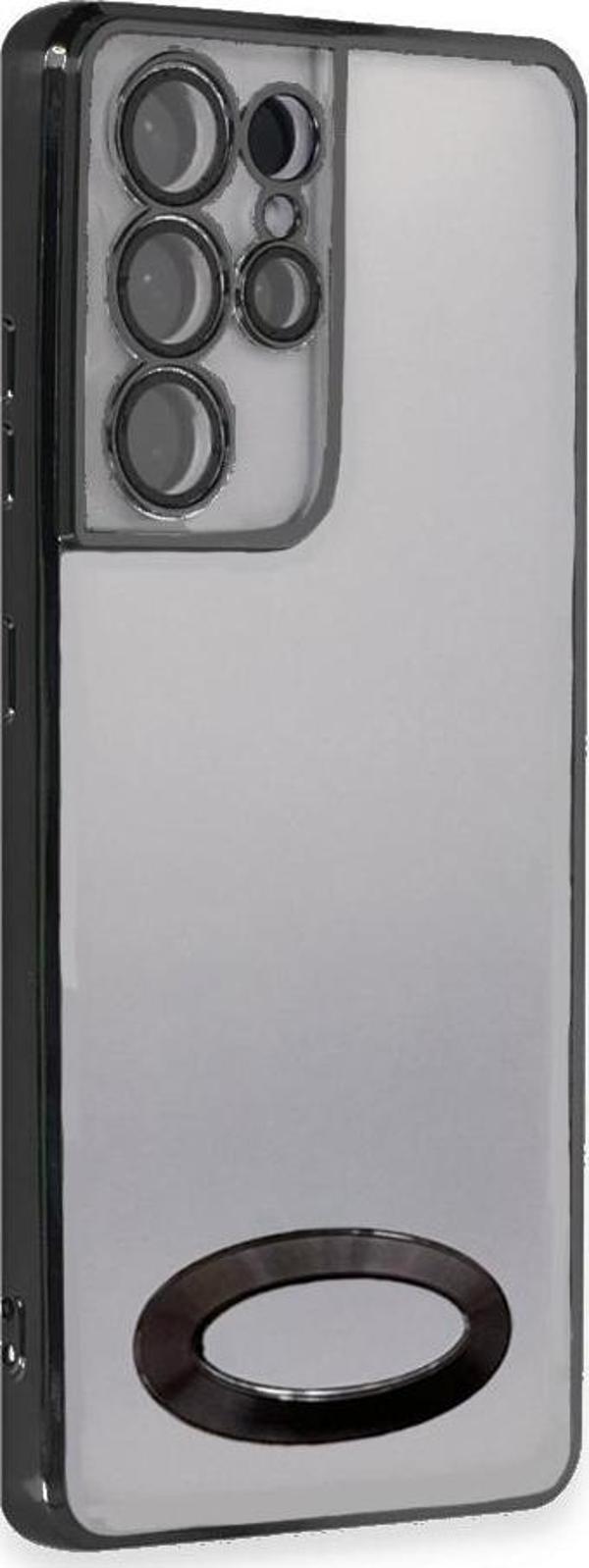 Samsung Galaxy S21 Ultra Kılıf Hole Lazer Silikon Kapak - Image 1