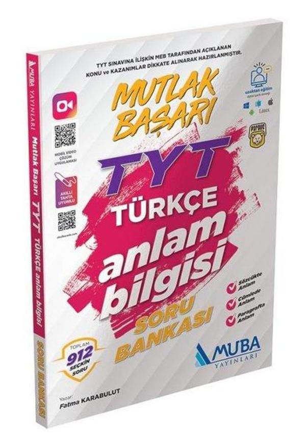 TYT Türkçe Anlam Bilgisi Soru Bankası - Muba Yayınları - Image 1