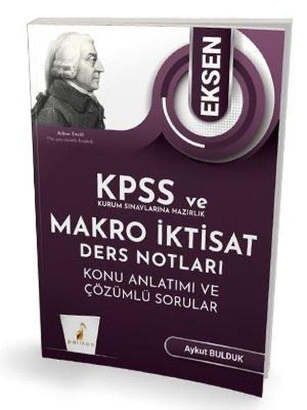 KPSS A ve Kurum Sınavlarına Hazırlık - Eksen Makro İktisat Ders Notları Konu Anlatımı Çözümlü Sorula - Pelikan Yayınları - Image 1