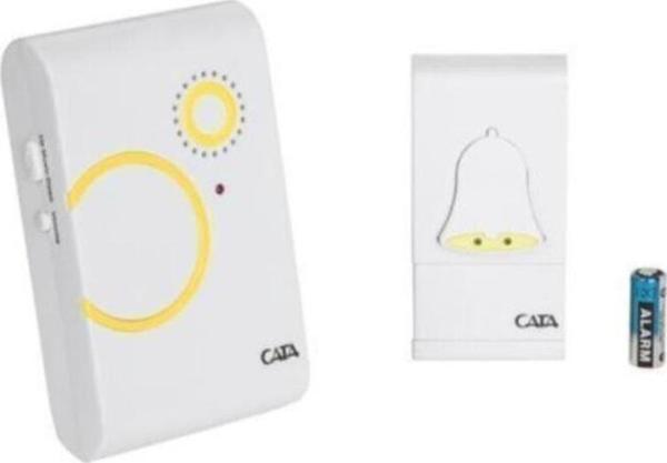 CATA CT-101 KABLOSUZ KAPI ZİLİ TEK DÜĞMELİ - Image 1