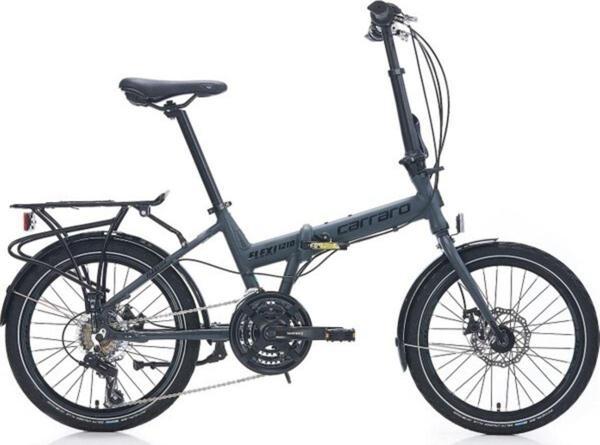 Carraro Flexı 121-d Shimano 21 Vites Dis Fren Katlanır Bisiklet  Mat Storm Gri - Image 1