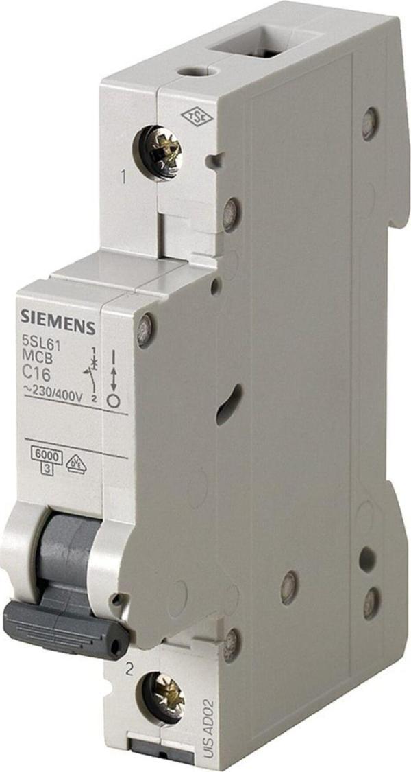 Siemens 5SL6125-7YA  1 Fazlı  25 Amper C Tipi  6kA Otomatik Sigorta - Image 1