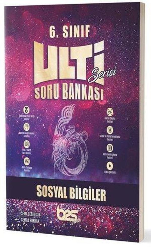 6.Sınıf Sosyal Bilgiler Ulti Soru Bankası - BES Yayınları - Image 1
