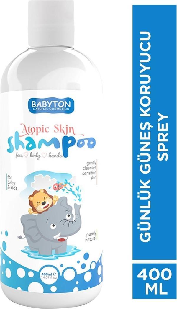 Babyton Atopik Çok Kuru Ve Hassas Ciltler Için Saç Ve Vücut Şampuanı 400 Ml - Image 1