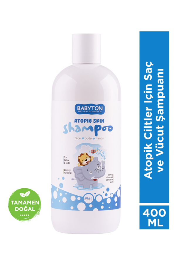 Babyton Atopik Çok Kuru Ve Hassas Ciltler Için Saç Ve Vücut Şampuanı 400 Ml - Image 1