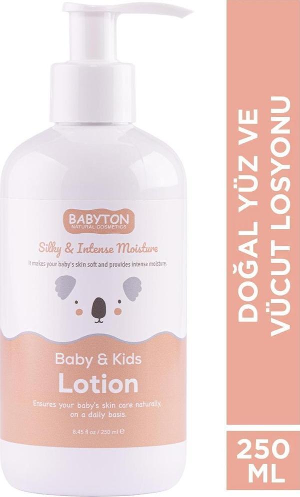 Babyton Bebek Ve Çocuklar İçin Doğal Yüz Ve Vücut Losyonu 250 Ml - Image 1