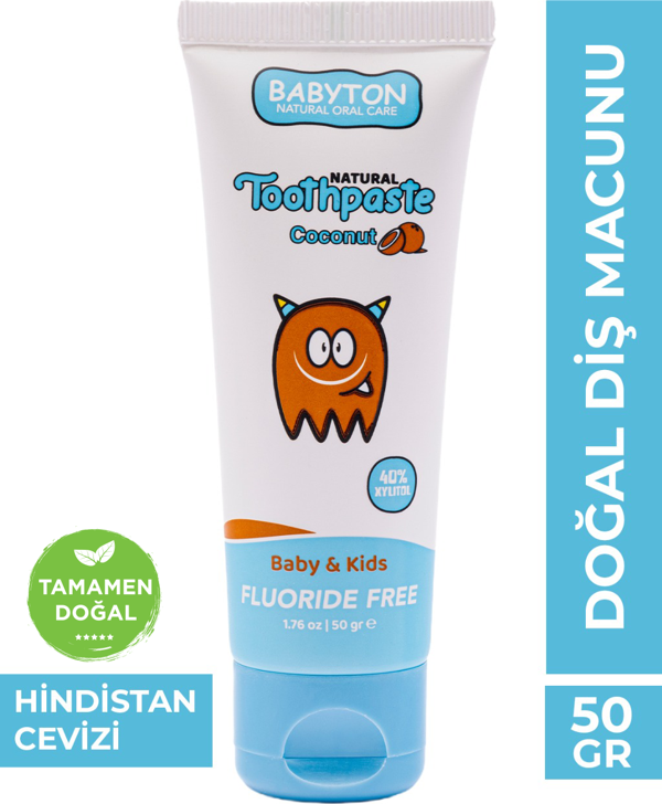 Babyton Doğal Hindistan Cevizi Aromalı Diş Macunu - Image 1