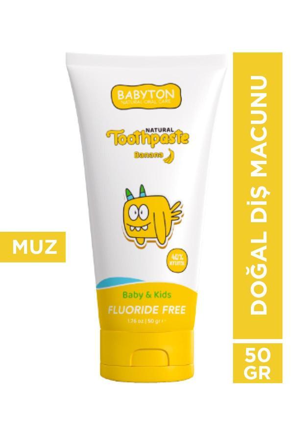 Babyton Doğal Muz Aromalı Diş Macunu - Image 1
