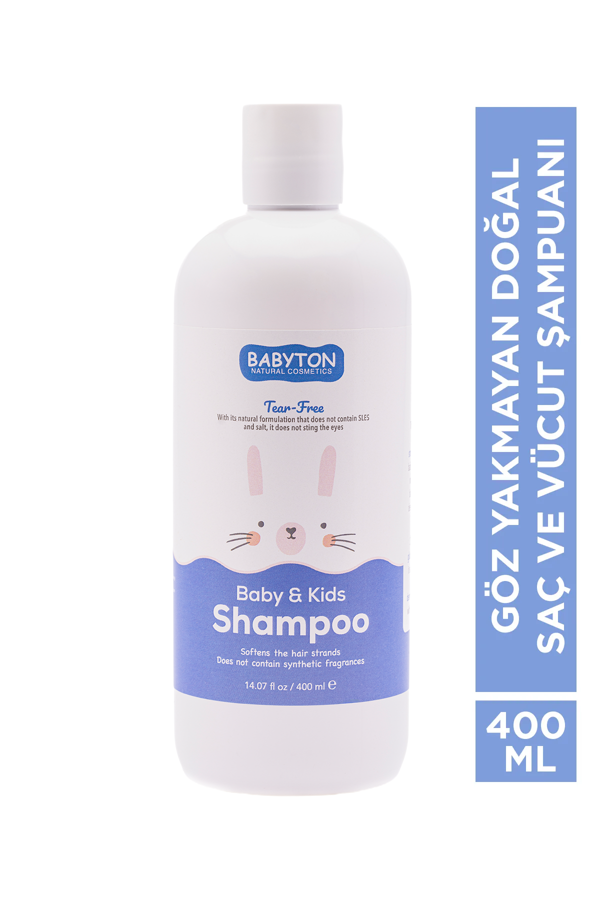 Babyton Bebek & Çocuk Göz Yakmayan Doğal Şampuan 400 ml - Image 1