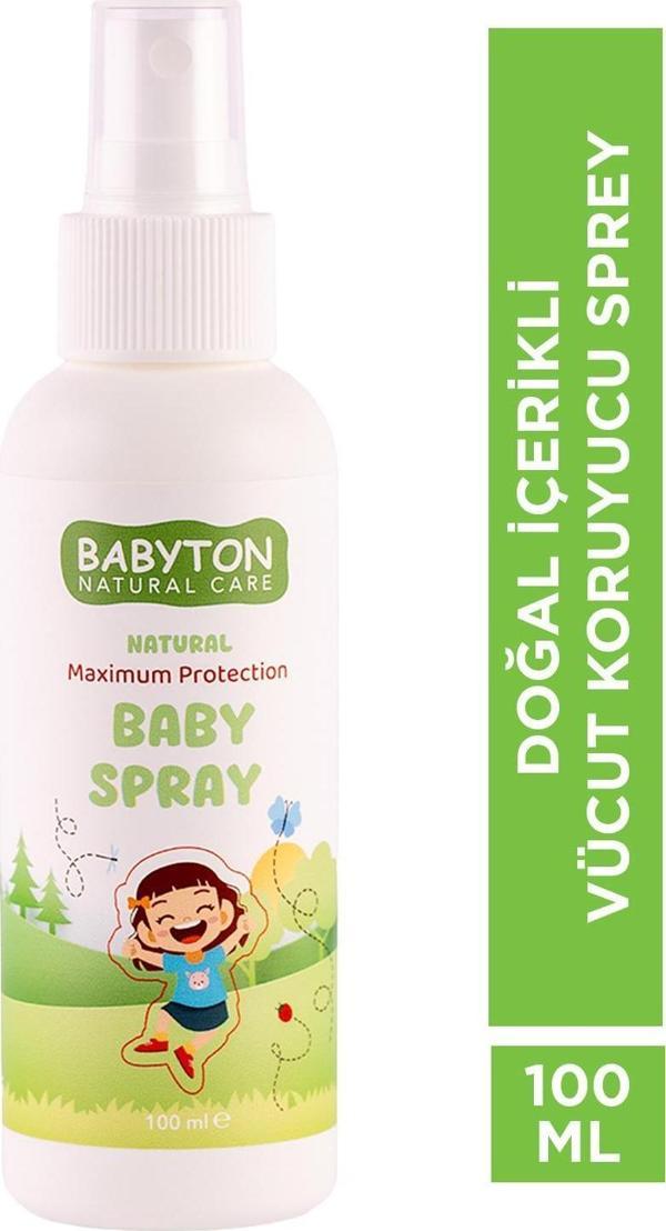 Babyton Organik ve Doğal İçerikli Vücut Koruyucu Sprey 100 ml - Image 1
