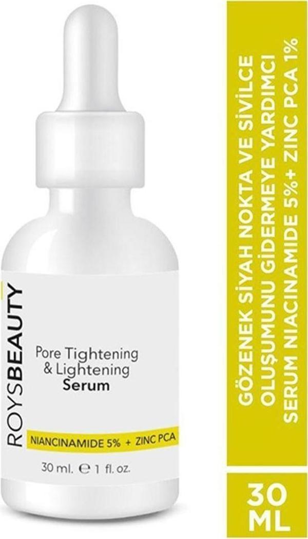 Roys Beauty Gözenek Siyah Nokta Ve Sivilce Oluşumunu Gidermeye Yardımcı Serum Niacinamide 5%+ Zinc Pca 1% - Image 1