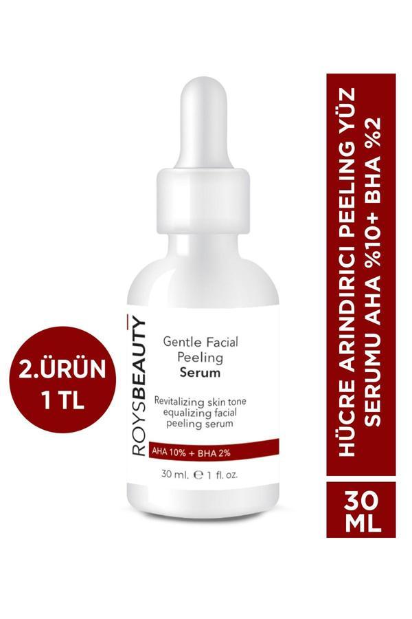 Roys Beauty Hücre Arındırıcı Peeling Yüz Serumu Aha %10+ Bha %2 - Image 1
