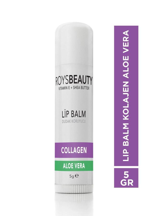 Roys Beauty Lip Balm Kolajen Aloe Vera - Image 1