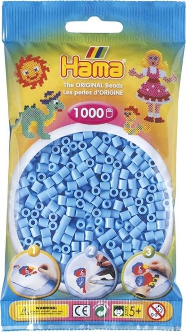 Hama Boncuk Midi 1.000’lik poşet - Pastel Mavi 207-46 - Image 1