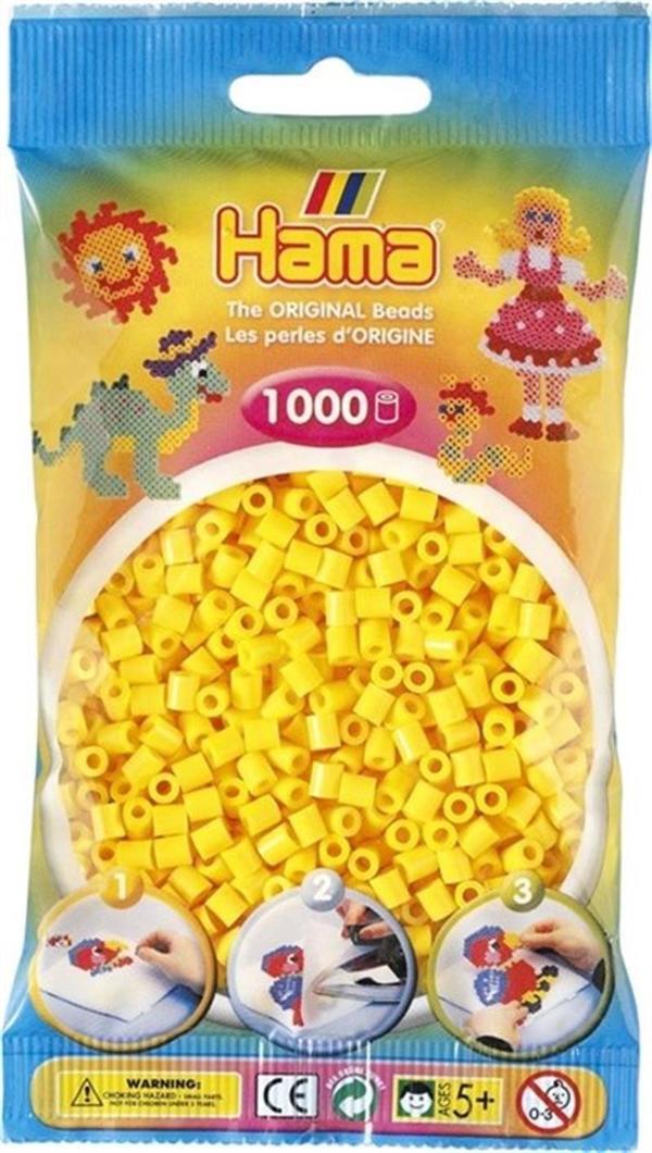 Hama Boncuk Midi 1.000’lik poşet - Sarı 207-03 - Image 1