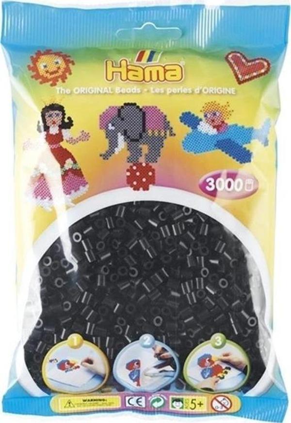 Hama Boncuk Midi 3.000'lik Poşet - Siyah (HA201-18) - Image 1