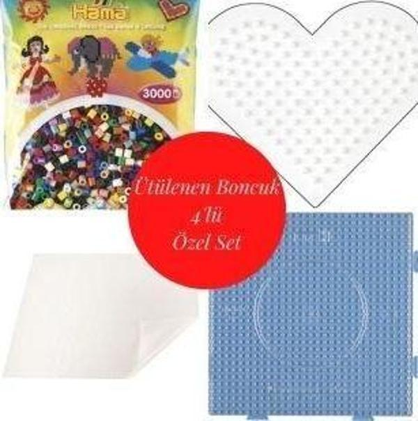 Ütülenen Boncuk 4 Lü Özel Set (Orjinal Boncuk) HAMA4X4 - Image 1