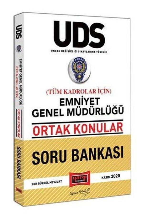 UDS Emniyet Genel Müdürlüğü Ortak Konular Tüm Kadrolar İçin Soru Bankası - Yargı Yayınları - Image 1