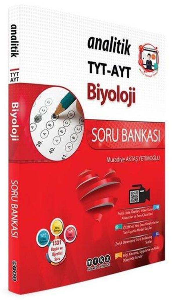2022 TYT AYT Biyoloji Analitik Soru Bankası - Merkez Yayınları - Image 1