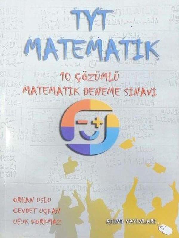 TYT Matematik - 10 Çözümlü Matematik Deneme Sınavı - Rhind Yayınları - Image 1