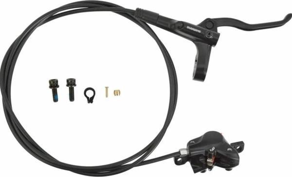 Shimano MT200 Arka Fren Seti Uzun KabloHidrolik Fren Seti MT200 Sağ 1800 mm (Siyah)Elektrikli Bisiklet Uyumlu - Image 1
